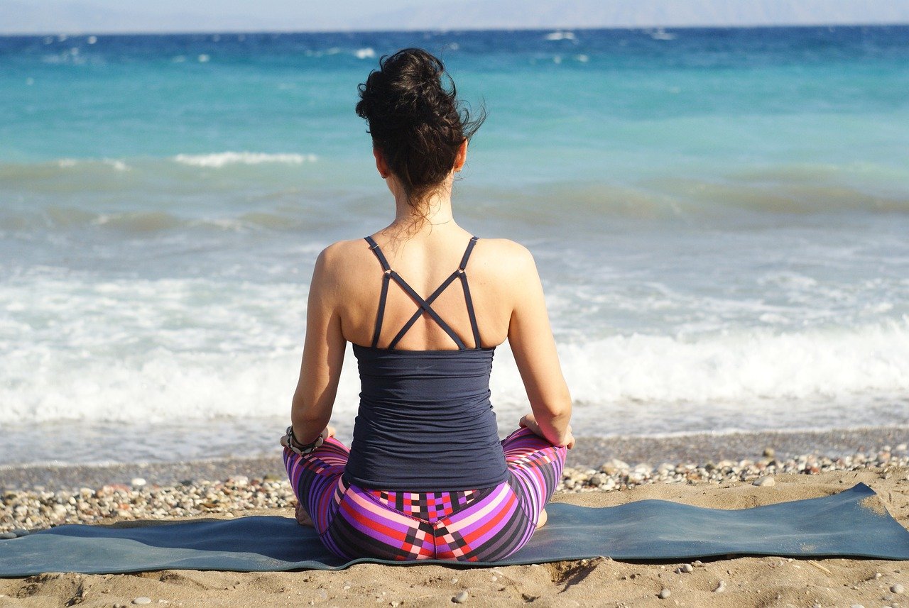 méditation au bord de l'eau